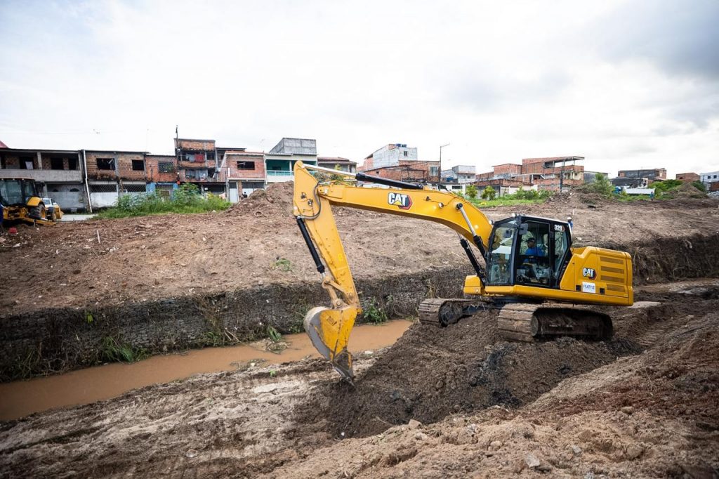 Bacia do Rio Camaçari: obras começam em trecho do bairro Nova Vitória